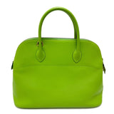 Hermes 2WAY bag Hand Bag Apple green Green