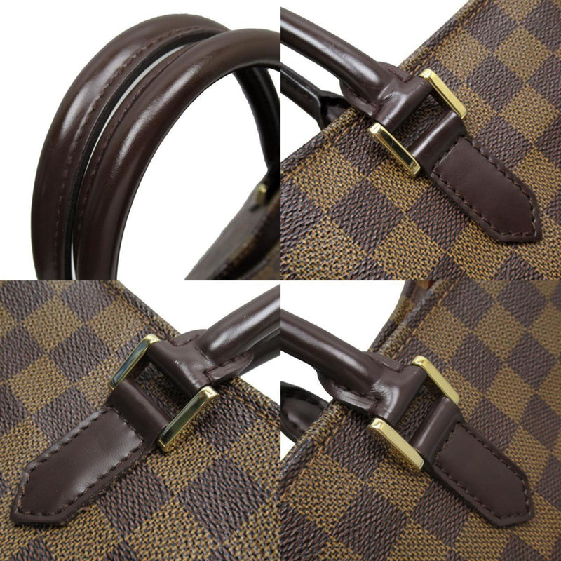 Louis Vuitton LOUIS VUITTON Handbag Damier Sac Plat Canvas Brown Men's N51140 w0477a