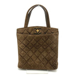 Chanel CCCC Mark Bag Vertical Tote Hand Bag Fashion Accessory Tote Bag Brown GoldHardware