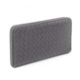 BOTTEGA VENETA Intrecciato Round Long Wallet Leather Men's Women's Black 510643V46511000