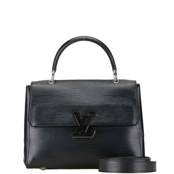 Louis Vuitton Epi Grenelle PM Handbag Shoulder Bag M53695 Black Leather Women's LOUIS VUITTON