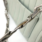 Chanel Mademoiselle Chain Bag Shoulder Bag Green SilverHardware