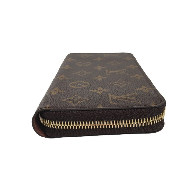 LOUIS VUITTON Long Wallet Monogram Round Zipper M42616 Louis Vuitton Brown LV