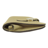 Hermes Dogon Wallet/Coin Case Beige Taurillon Women's