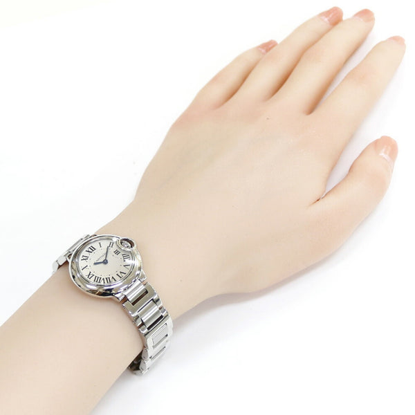 Cartier Ballon Bleu Watch Stainless Steel 3009 Quartz Ladies CARTIER