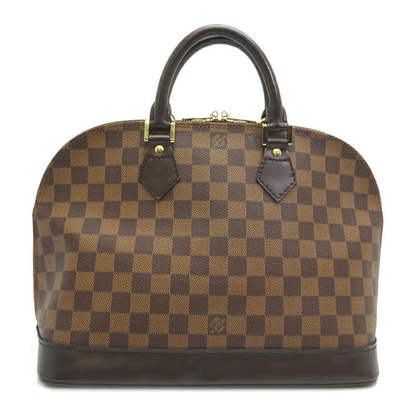 Louis Vuitton Alma PM Women's Handbag N53151 Damier Ebene (Brown)