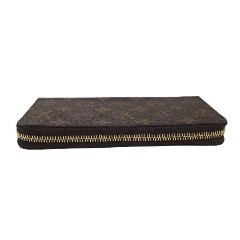 LOUIS VUITTON Long Wallet Monogram Round Zipper M42616 Louis Vuitton Brown LV