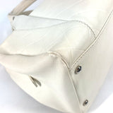 Chanel A30899 CC Mark Bag Hand Bag Duffle Bag White