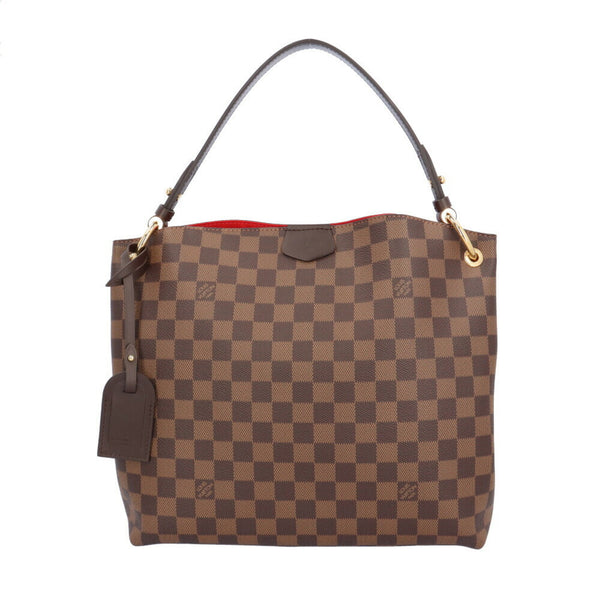 Louis Vuitton Graceful PM Damier Shoulder Bag Canvas N44044 Brown Women's LOUIS VUITTON