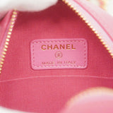 Chanel Shoulder Bag Matelasse Chain Caviar Skin Pink Ladies