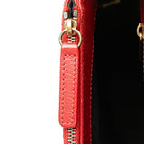 Chanel Coco Mark Handbag Shoulder Bag Red Leather Women's CHANEL