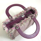 CHRISTIAN DIOR Ginza Limited Le Rose-Bonheur (Happy Rose) 2WAY Shoulder Bag Hand Bag Pink x purple x white