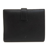 Hermes Bearn Compact Black Bi-fold Wallet Epson Women's HERMES