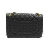 CHANEL Deca Matelasse Chain Shoulder Bag Caviar Skin (Grained Calf) Women's Black