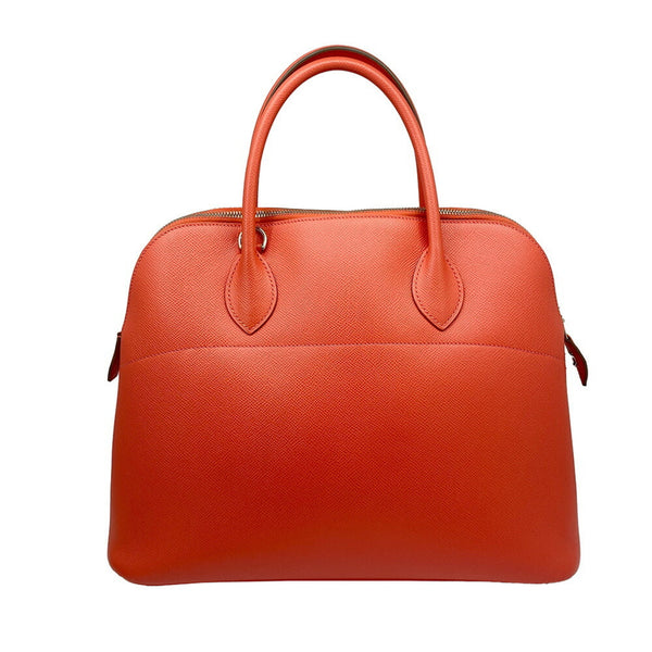 HERMES Hermes Bolide 35 Epson Bougainvillea Pink Orange P Engraved (2012) Women's 2WAY Men's Present School