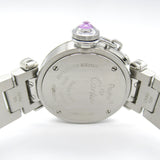 CARTIER Miss Pasha Watch Stainless Steel Ladies Pink W3140008