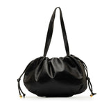 Bottega Veneta Medium The Valve Handbag Tote Bag Black Leather Women's BOTTEGAVENETA