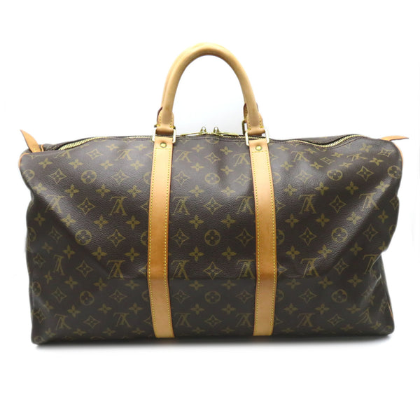 LOUIS VUITTON Keepol 50 Boston bag Brown Monogram PVC coated canvas M41426