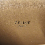 CELINE Women's Bags Handbags Shoulder 2way Triomphe Tan Brown Black Compact