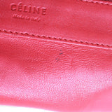 Celine Shoulder Bag Cabas Horizontal Tote 2way Red x Beige Ladies