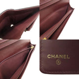 Chanel Matelasse Coco Mark Long Wallet Caviar Skin Women's