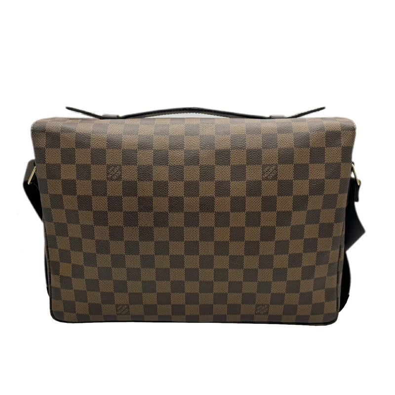 LOUIS VUITTON Louis Vuitton Broadway Damier Ebene Shoulder Bag N42270 TH1077 Men's Women's Brown