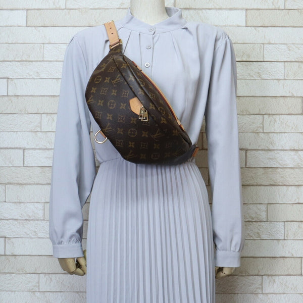 Louis Vuitton Bum Bag Monogram Body Canvas M43644 Brown Unisex LOUIS VUITTON Waist