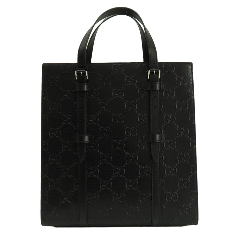 Gucci 700421 GG embossed tote bag leather for men and women