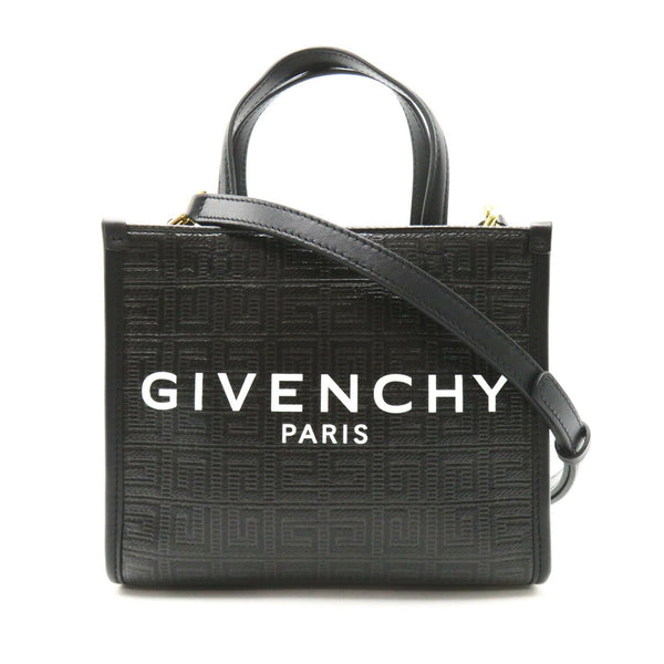 Givenchy 2way shoulder bag, coated canvas, women's, black, BB50N0B1GT001