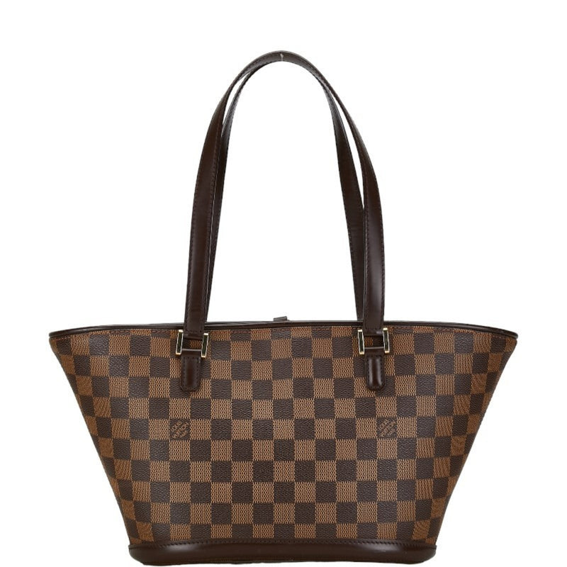 Louis Vuitton Damier Manosque PM Tote Bag N51121 Brown PVC Leather Women's LOUIS VUITTON