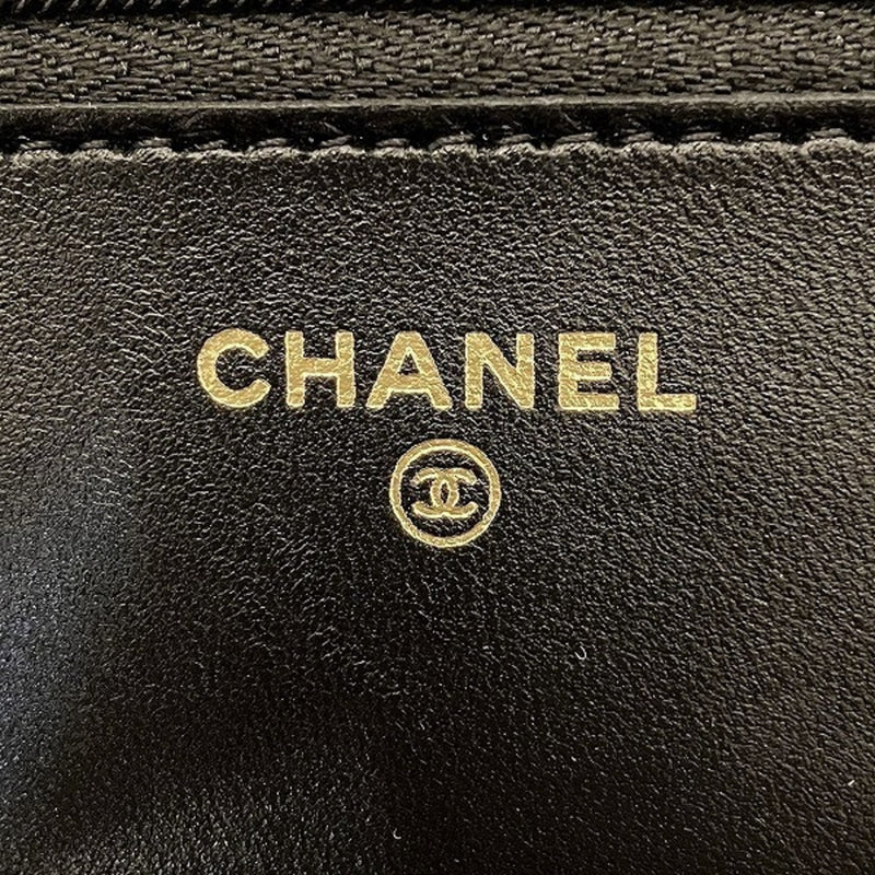 CHANEL Matelasse Chain Wallet AP3076 Long Pochette Women's