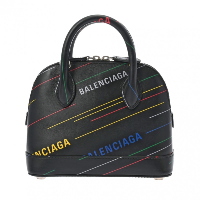 BALENCIAGA Ville Bag XXS Black 550646 Women's Leather Handbag