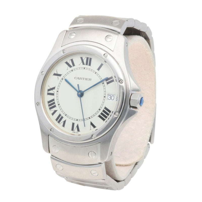 Cartier Santos Cougar Watch, Stainless Steel 19201, Automatic, Men's, CARTIER, Overhauled