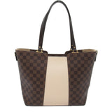 LOUIS VUITTON Jersey Brown White claim Damier PVC coated canvas N44022