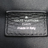 LOUIS VUITTON Louis Vuitton cover light tote bag M55000 Taurillon leather black silver metal fittings with pouch