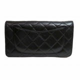 CHANEL Matelasse A31509 Lambskin Bi-fold Wallet Long for Men and Women