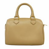 Celine handbag Triomphe leather beige champagne ladies