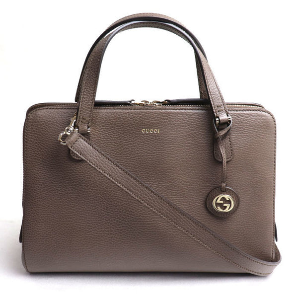 GUCCI 2-Way Shoulder Bag Dark Brown 391987 Women's