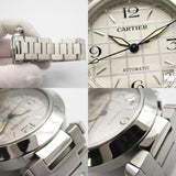 CARTIER Pasha Wristwatch Stainless Steel Men's Women's Grey W31023M7