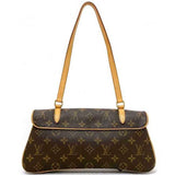 Louis Vuitton Handbag Marel Brown Beige Monogram M51157 Canvas Nume VI1004 LOUIS VUITTON Flap Belt One Shoulder Bag LV