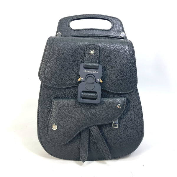 CHRISTIAN DIOR Bag Saddle backpack Backpack Black