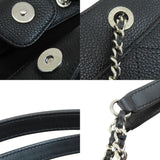 Chanel Chain Bag Coco Mark Tote Calfskin Women's CHANEL