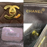 CHANEL Shoulder Bag Decacoco Suede Brown Women's n0077