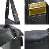 Givenchy Shoulder Bag Eden Medium Leather Black Ladies