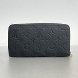 Louis Vuitton Long Wallet Monogram Empreinte Zippy M61864 Noir Ladies