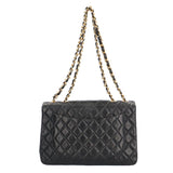 Chanel Deca Matelasse 34 Shoulder Bag Lambskin Black Women's CHANEL Chain