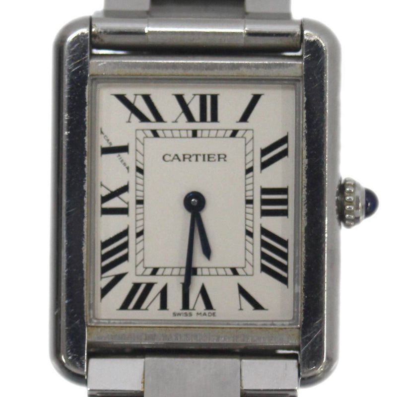 Cartier Tank Solo Women's Quartz Watch W5200013 SS