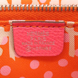 Hermes Azap Silk In Long Rose Azalee Wallet Epson Women's