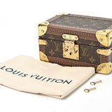 Louis Vuitton LOUIS VUITTON Coffret Tresor 20 M47001 Monogram Blue S-155686