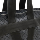 BOTTEGA VENETA New Rubber Intrecciato Tote Bag Shoulder Black 651681